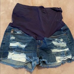 Maternity shorts